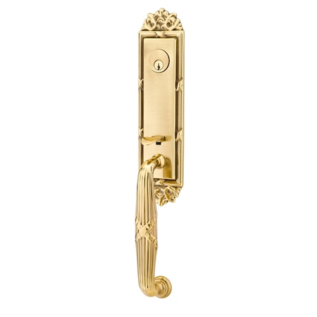 Emtek French Antique Brass Handleset 4721RLUS7RH 4721RLUS7RH